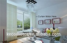 KECO Electric curtain, motorized curtain, automatic curtain system for hotel curtain and home curtain automation