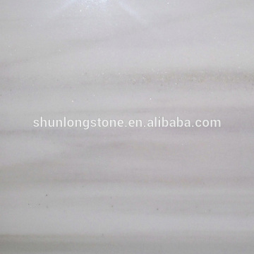 Spain White Wooden marble slab,marble tile