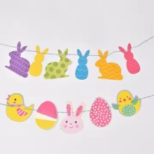 Easter paper banner