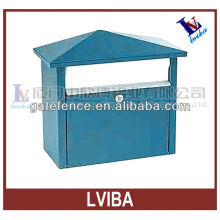 Modern decorative no rust colored mailing boxes
