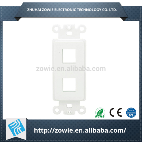 Keystone rj45 faceplate 2 port