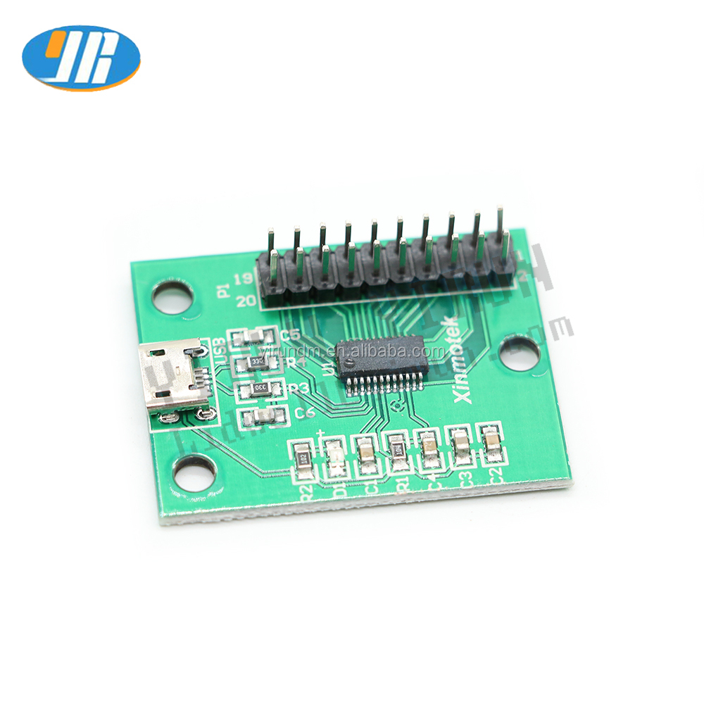 Raspberry Pi PC USB Encoder Controller Cheap 2-Player Zero Delay Arcader Joystick Control Plastic Coin Pusher Board Arcade Games