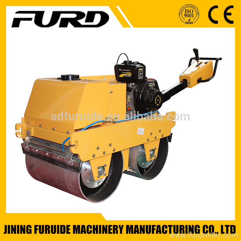 Double Drum Vibration Mini Road Roller Compactor for Sale (FYLJ-S600C)