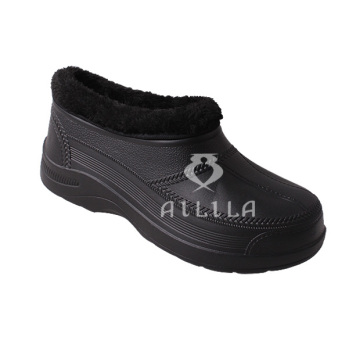 Water-resistant winter eva half boots