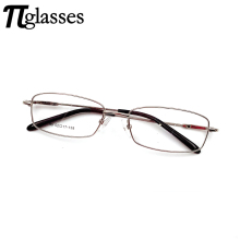 Retro Unbreakable Memory Titanium Flexible Optical Frame Eyeglasses