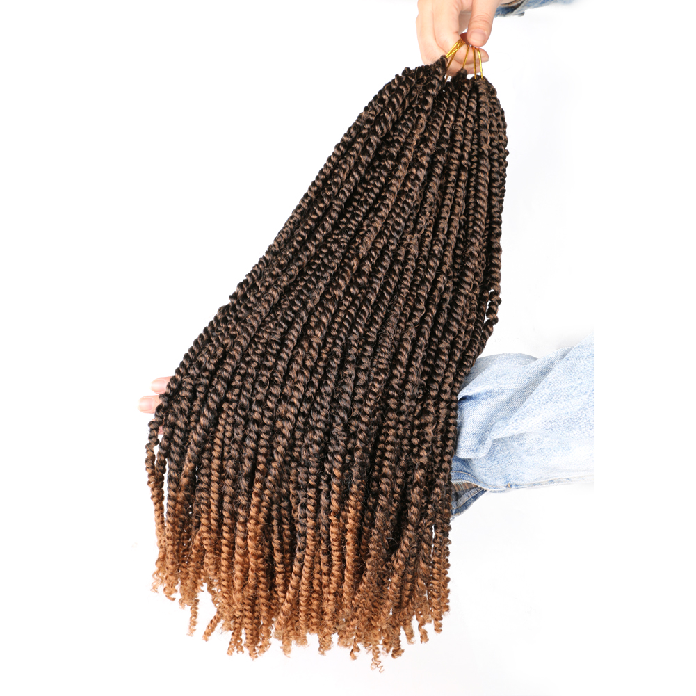 Hot sell 18inch 22 strands  new fashion freetress Hair Crochet Braid Braids for afro women  Pre Twisted Passion Twist Hair