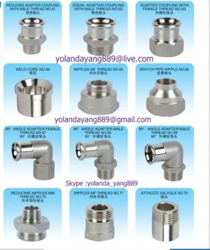 High quality Tube fitting Stainless steel fitting