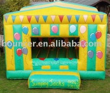 inflatable jumping bed