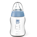 Sichere Babyflasche Weithals-Babyflasche aus Glas