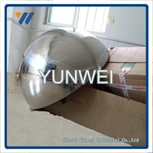 High Quality Decration Gazing stainless steel semi sphere