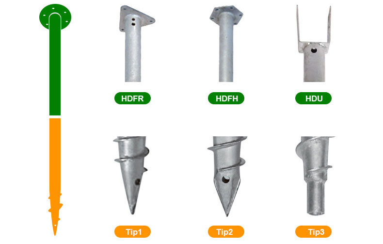 Post Deck Screw Piles