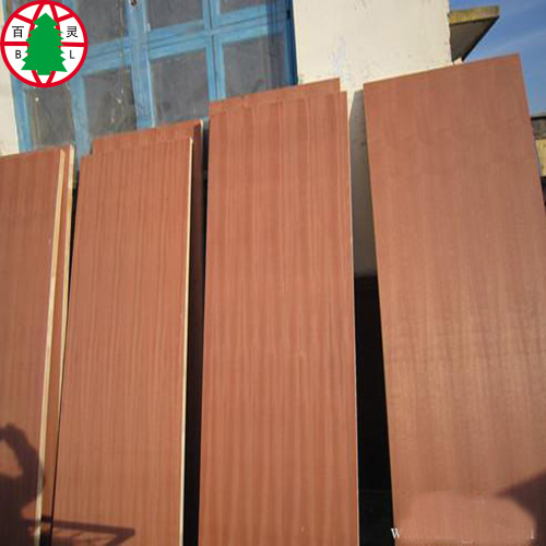 panneau de particules de placage sapele pour portes et armoire