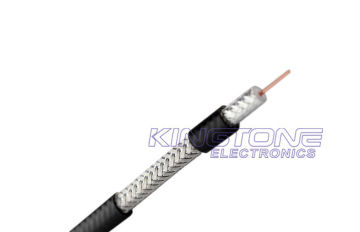 Pvc 18 Awg Ccs Bonded Catv Coax Cable Matv Cctv Black Coaxial Cable