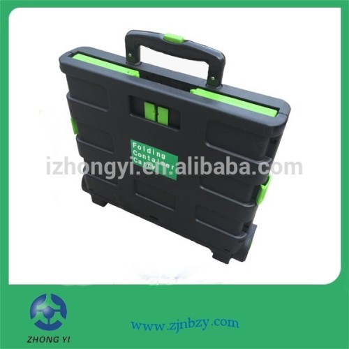 New Plastic Folding Box Trolley Portable Folding Trolley