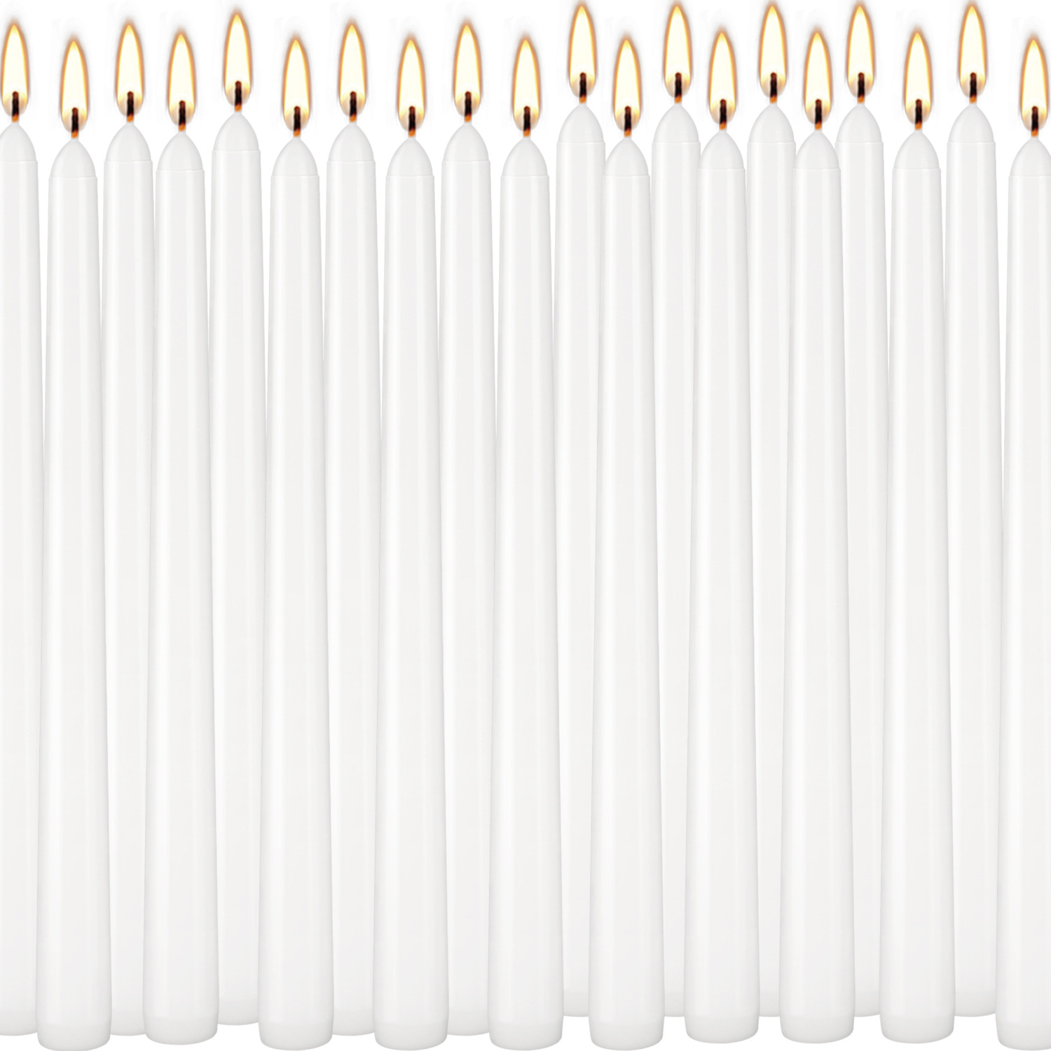 white taper candle