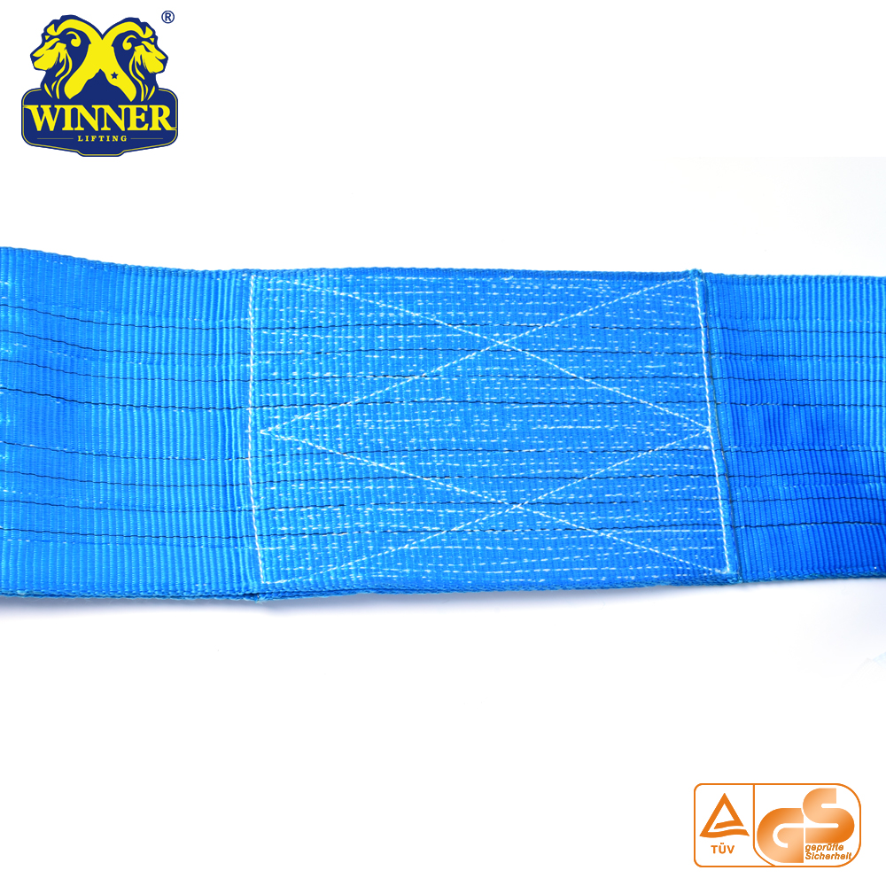 Endless Polyester Flat Webbing Sling 1-10Ton Weight Lifting Belt