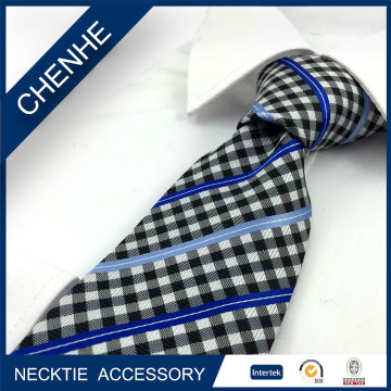 Best quality unique gingham shirt necktie