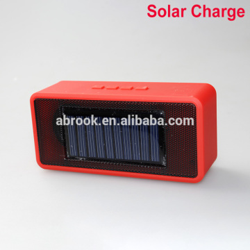 2016 innovative products for import portable usb outdoors solar bluetooth speaker music