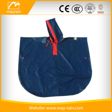 pvc 0.13mm waterproof rain poncho with sleeves