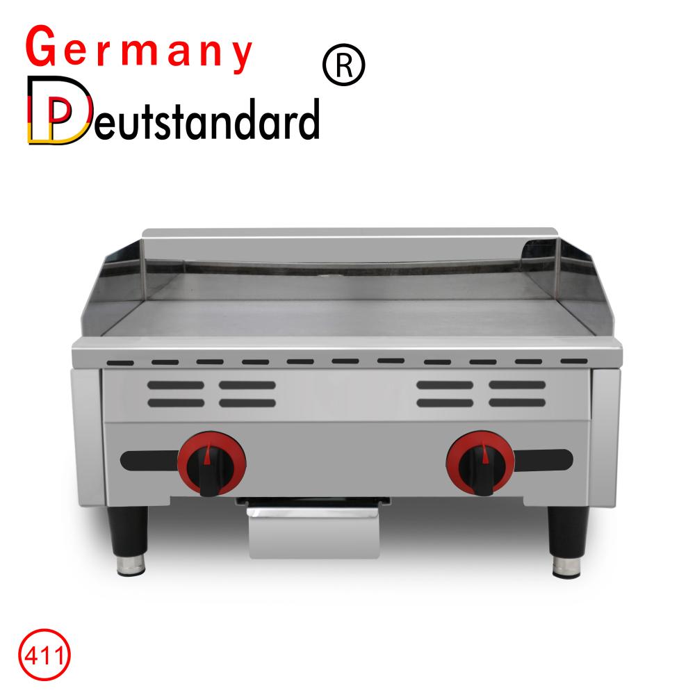 Commercial big size counter top gas griddle for sale