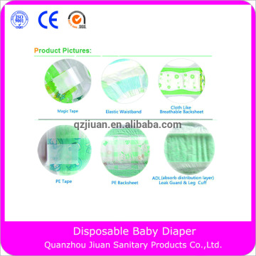 Hot Sell High Quality Leak Guards Baby Diaper