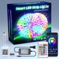 Bande lumineuse à LED intelligente 5050 Bluetooth