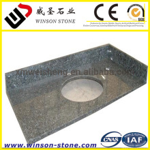 Precut 1L1S Back Splash Blue pearl granite vanity top, Stone vanity top