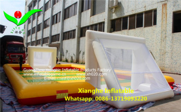 New commercial inflatable soap soccer field for sale