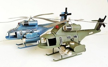 Antique Fighter Plane Metal Model