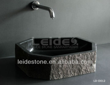 Basalt stone basin natural stone bowl