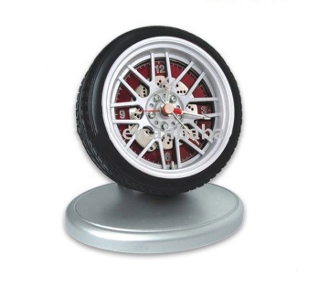 Fashion Modern Design Tyre Shaped Desk Clock