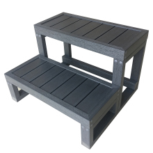 Wooden Hot Tub Step for Small Spas