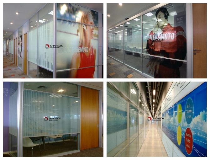 Shaneok Modern Soundproof Glass Office Dividers