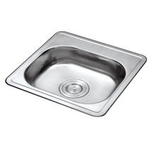 Stainless Steel Single Bowl Drop In Kitchen Sinks 480mm