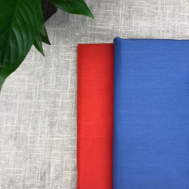 Linen Cotton Twill Spandex Fabric