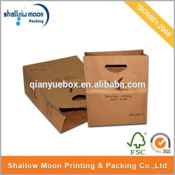 wholesale printing kraft brown paper bag