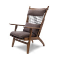 Vardagsrum Wegner PP129 Web Chaise Lounge Chair