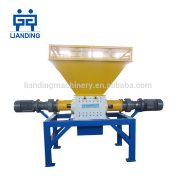 Double shaft plastic shredder machinery / plastic sheet shredder / scrap metal shredder