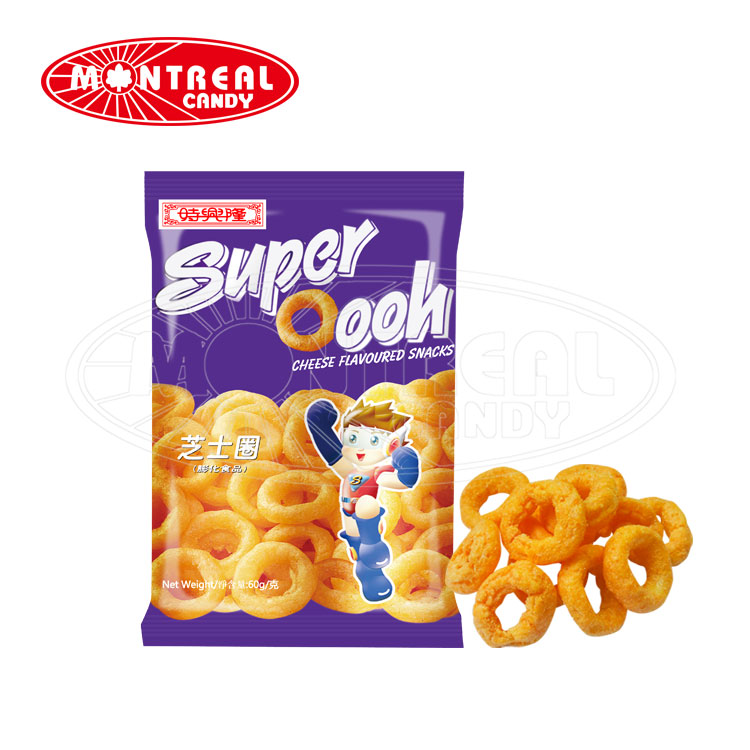 Super oooh cheese flavoured snacks