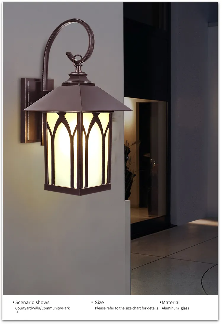 Elegant Waterproof Outdoor Wall Lights for Modern Gardens