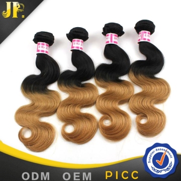 JP Luxury Hair Unprocessed Virgin Colored Remy Hair Machine Weft Hair