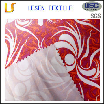 woven polyester printing peach skin mens trouser fabrics,120gsm