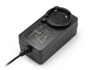 Current output of the Maximum power range adapter