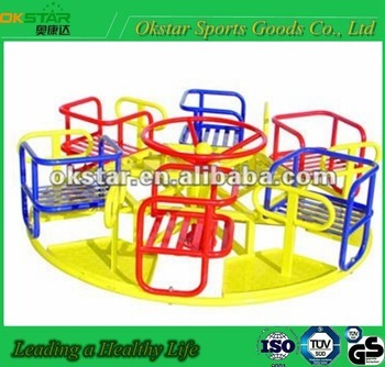 children playground of swivel chair preschool playground equipment Kid's toy