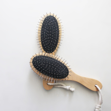 Bamboo Oval Paddle Boar Bristle Pet Brush