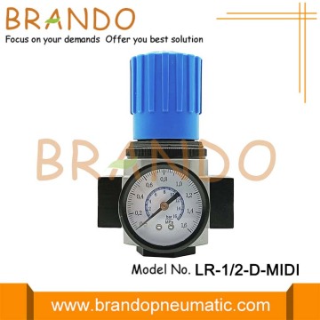 Pneumatic Pressure Regulator LR-1/2-D-MIDI With Gauge