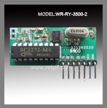 5-Volt High-Frequency Superheterodyne Receiver Decoder Module (fixed code)