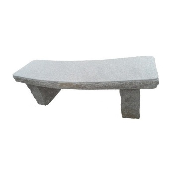 G682 Yellow Granite Outdoor Curved Bench