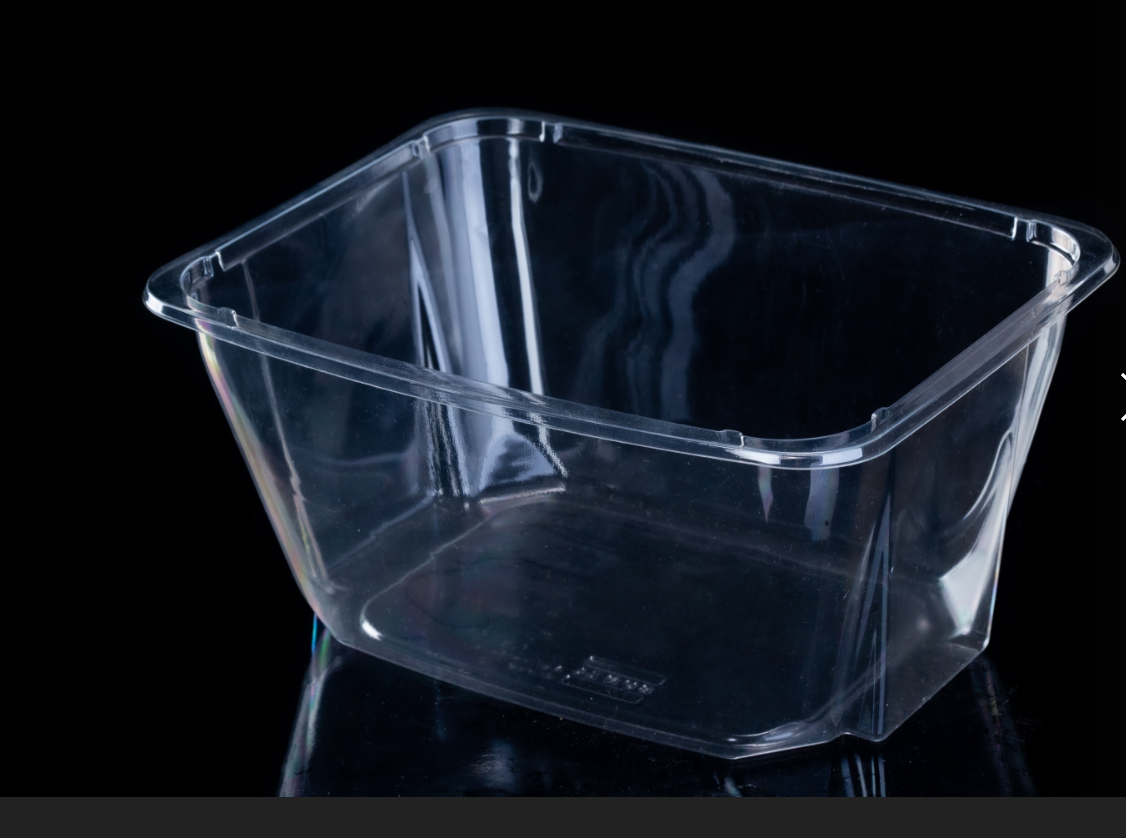  Clear disposable plastic salad Tray