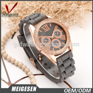 custom logo silicone sport watch rubber wristband watches